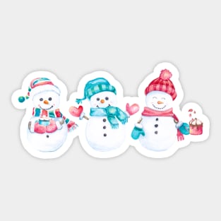 Snow Buddies Sticker
